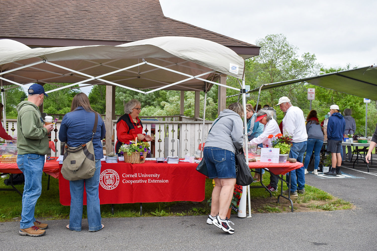 Cold temperatures and cloudy skies didn't keep attendees away from the recent Herb and Flower Festival as almost 800 people attended the event hosted at the Oneida County Farm & Home Center, 121 Second St. in Oriskany.