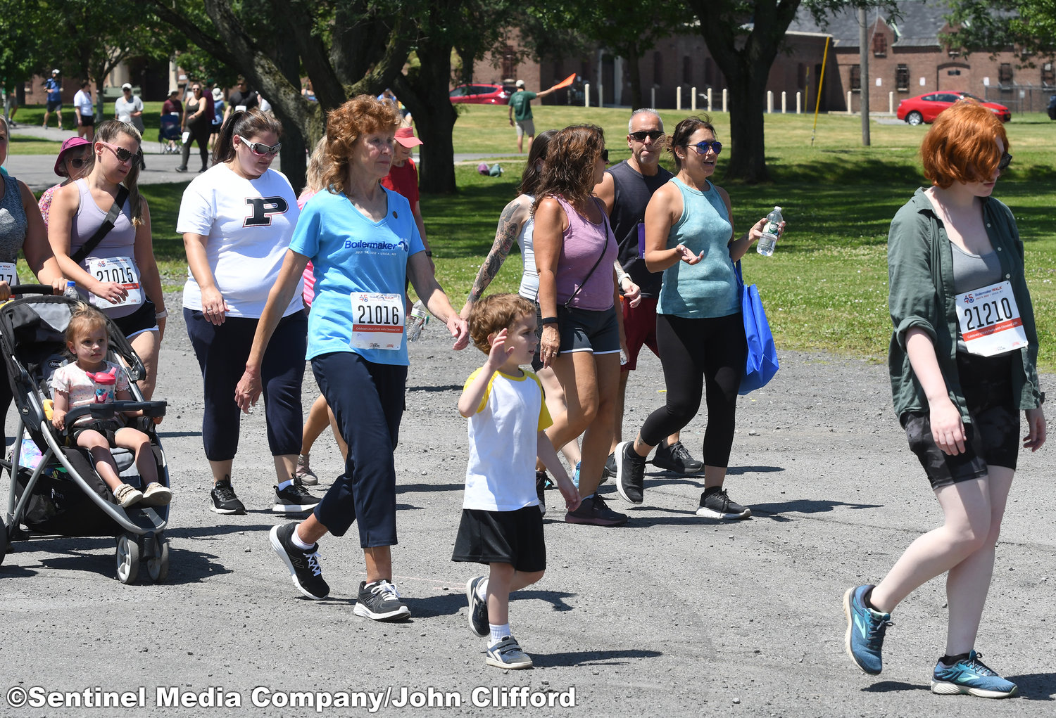 Boilermaker walk from MVCC through Proctor Park and back Saturday, July 9, 2022.