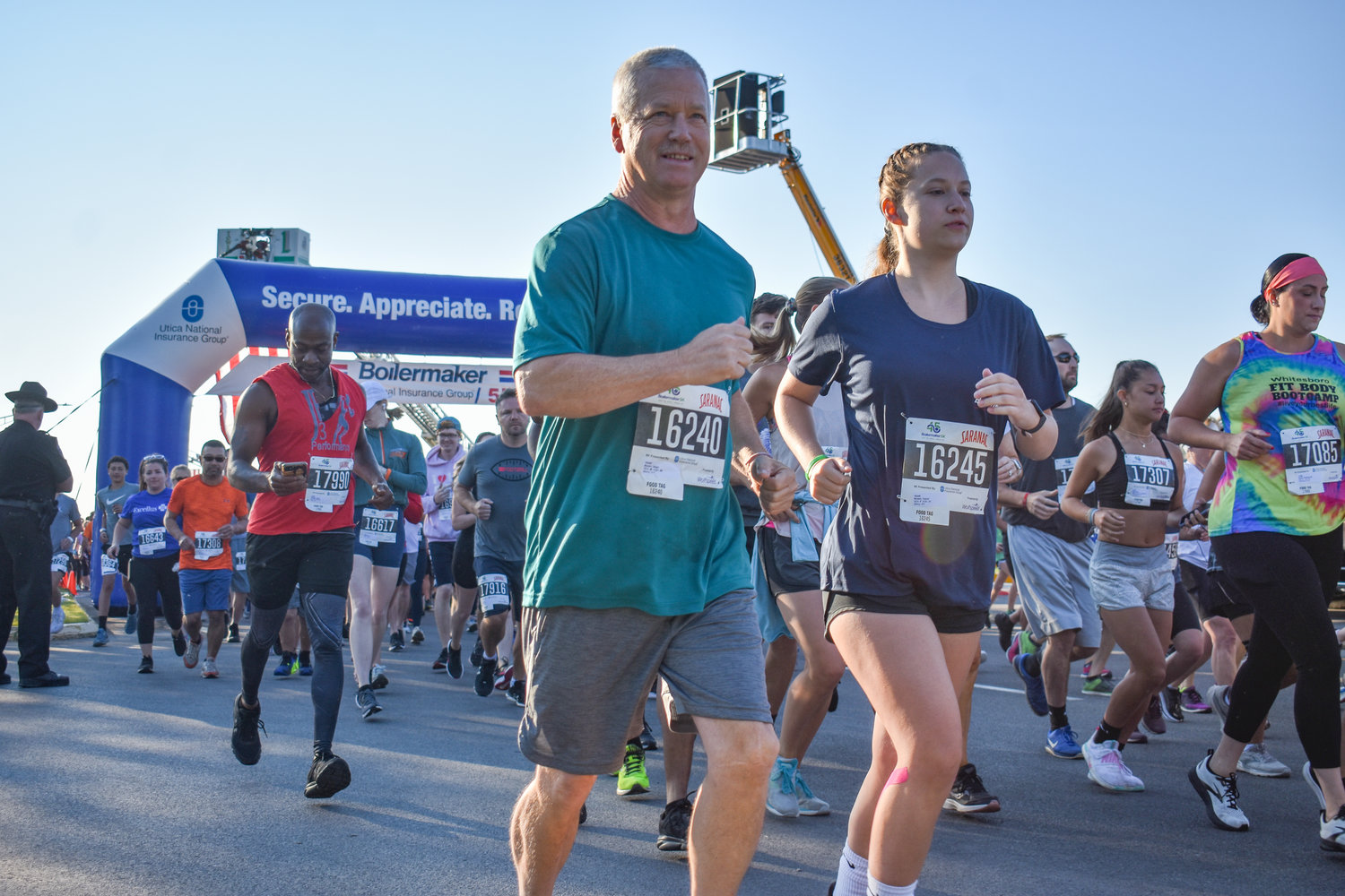Thousands of competitors took off from the starting line on Burrstone Road bridge for the 2022 Boilermaker 5K on Sunday, July 10.