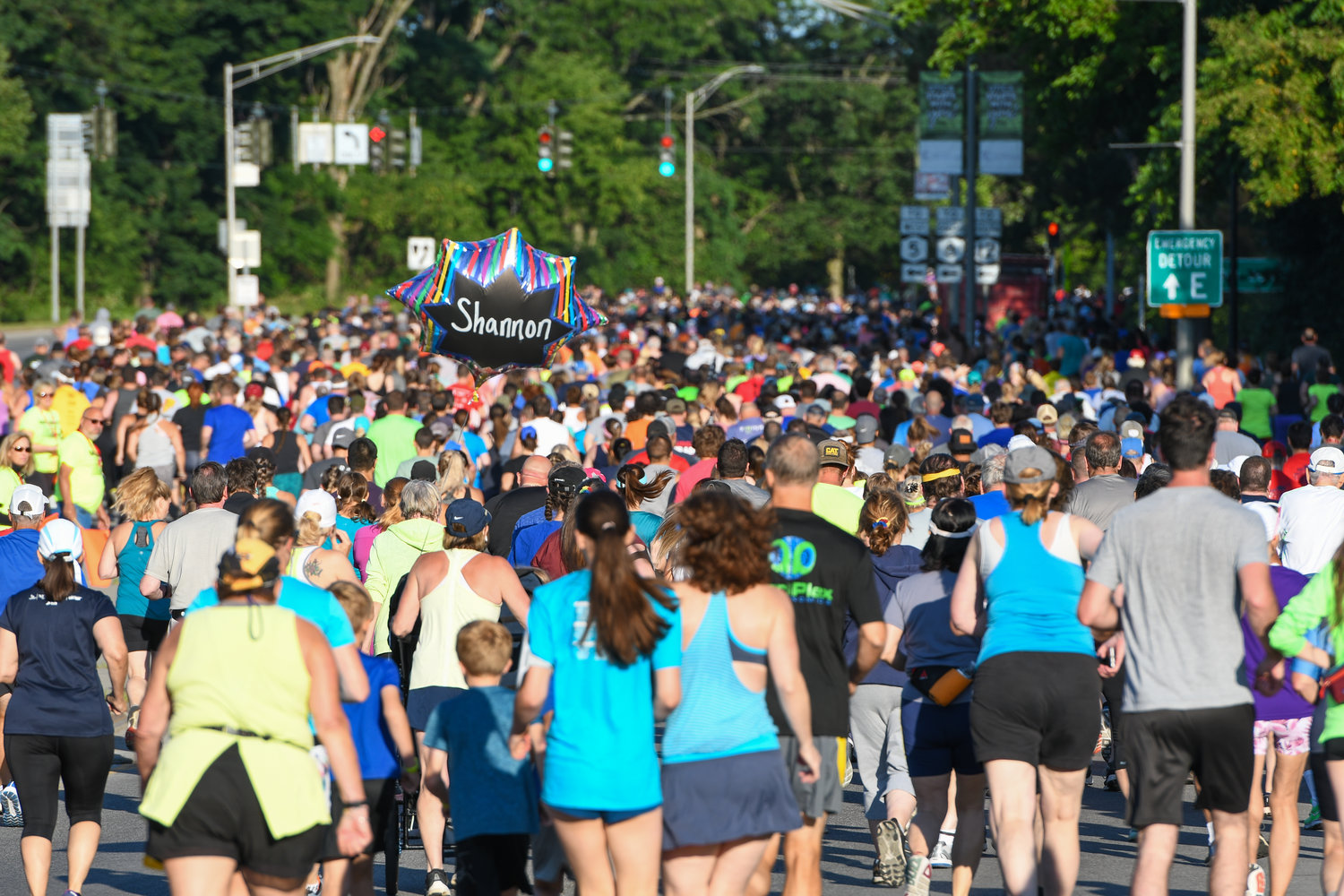 Over 2,000 people signed up to run in the 2022 Boilermaker 5K on Sunday.