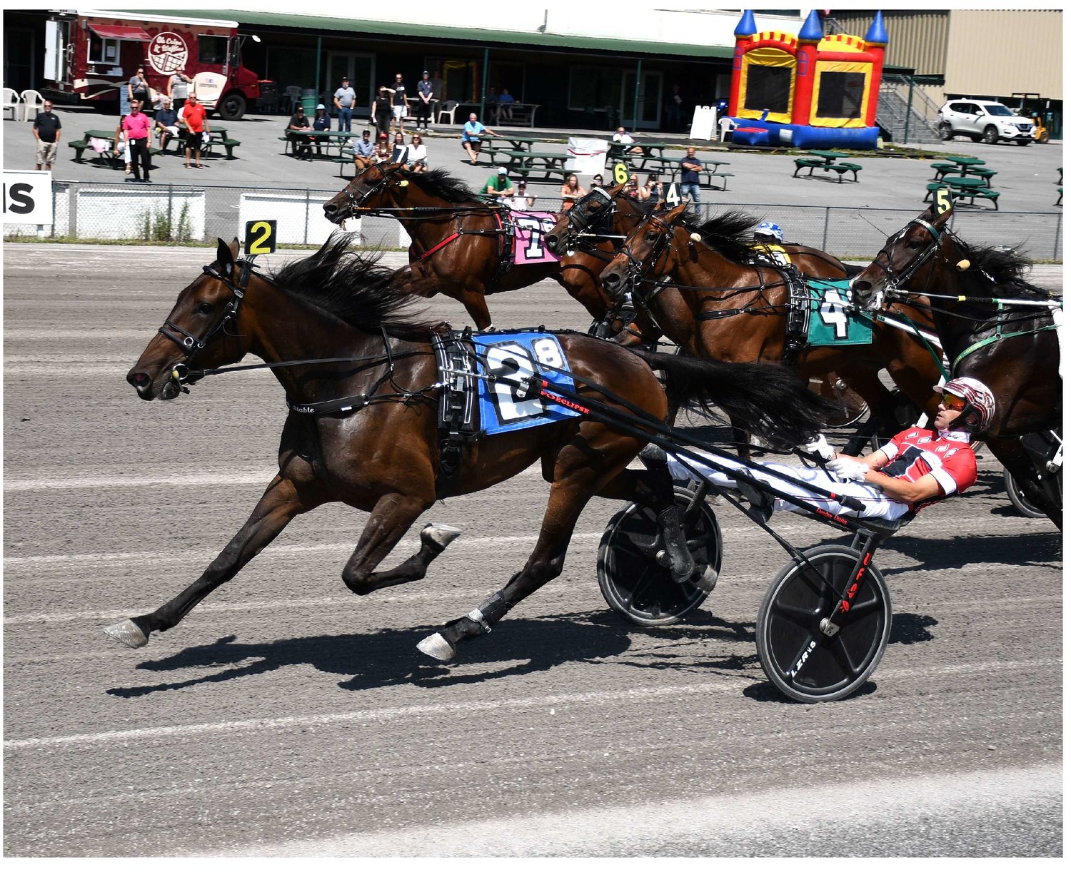Jiggy Jog S won the Zweig Memorial 3-year-old Fillies Trot on Saturday at Vernon Downs.