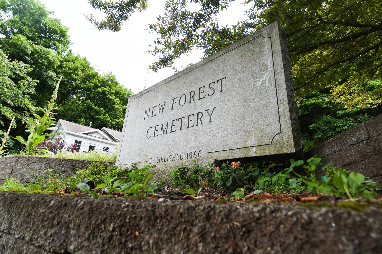 New Forest Cemetery in Utica. Local officials, state representatives, stakeholders, and members of the New York State Department of State-Division of Cemeteries toured the cemetary on Tuesday.
