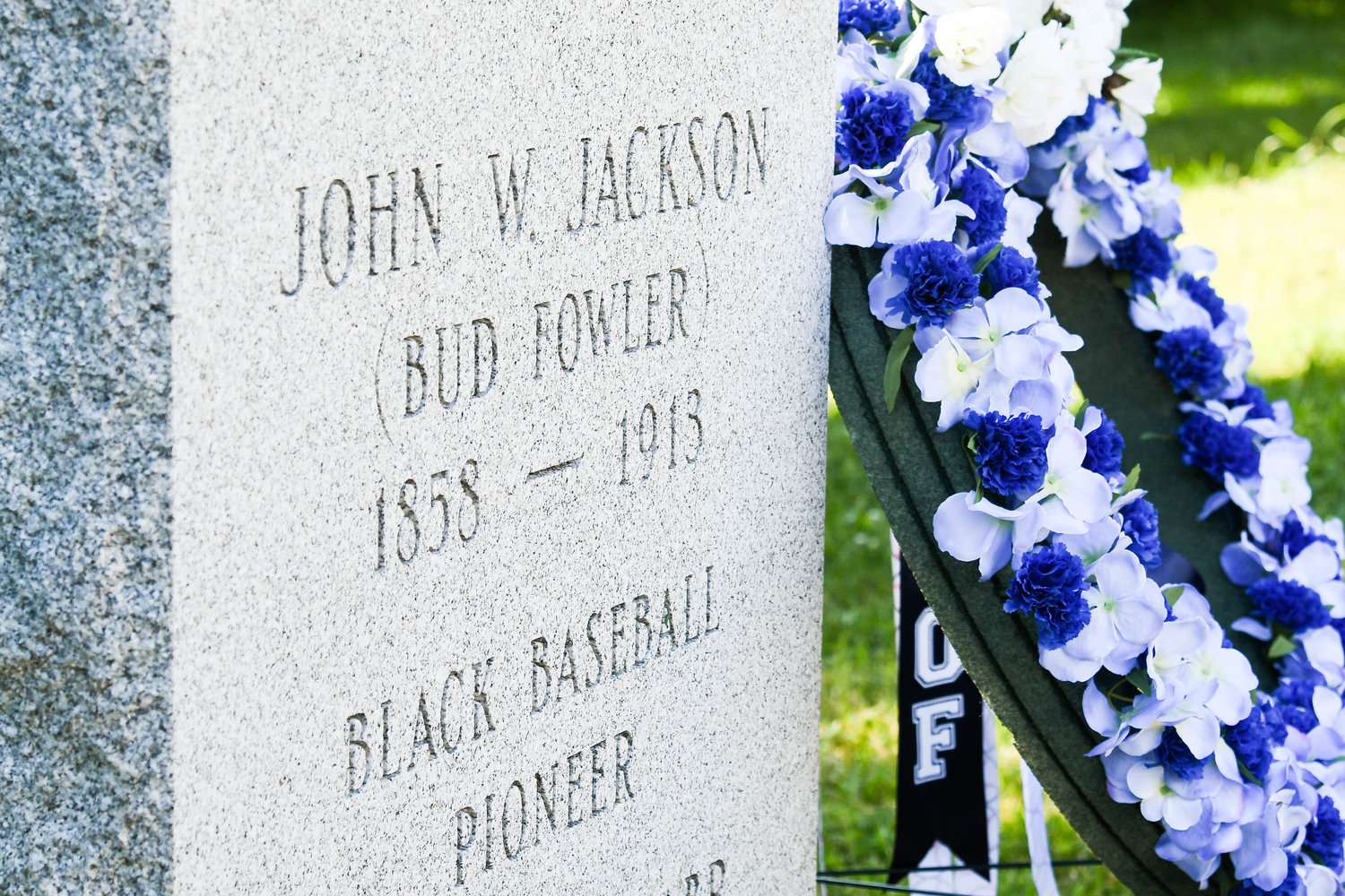 A ceremony honoring former baseball player Bud Fowler was conducted on Wednesday at Oakview Cemetery in Frankfort. Fowler is the earliest known African-American player in organized professional baseball.