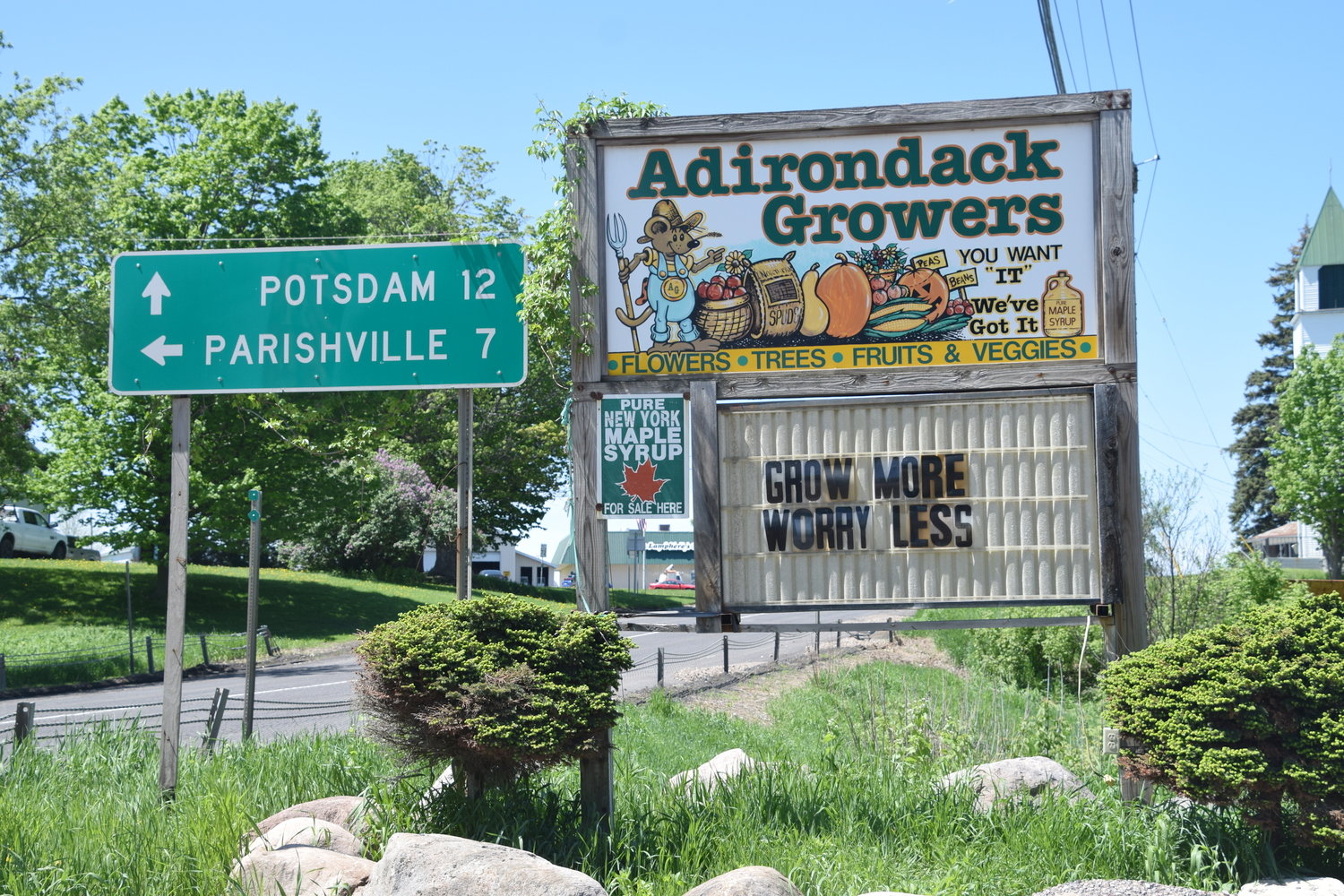 Adirondack Greenhouses, formerly known as Adirondack Growers, is located in Hopkinton, between Potsdam and Malone.