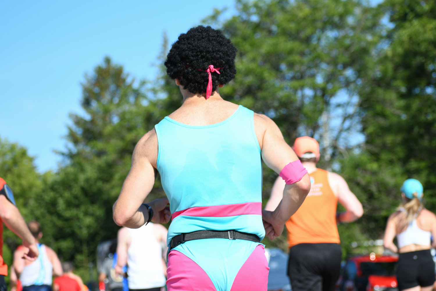 While some runners chose traditional attire to race in the 2022 Boilermaker, others added a creative flair to their athletic uniform.