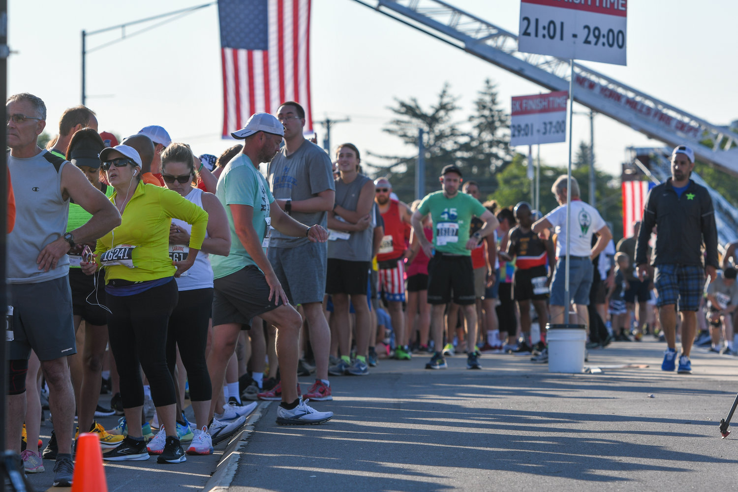 The crowd was massive and spirits were high as 2022 Boilermaker 5K competitors made their mark for the start of the race. Over 2,000 runners participated in the 5K.