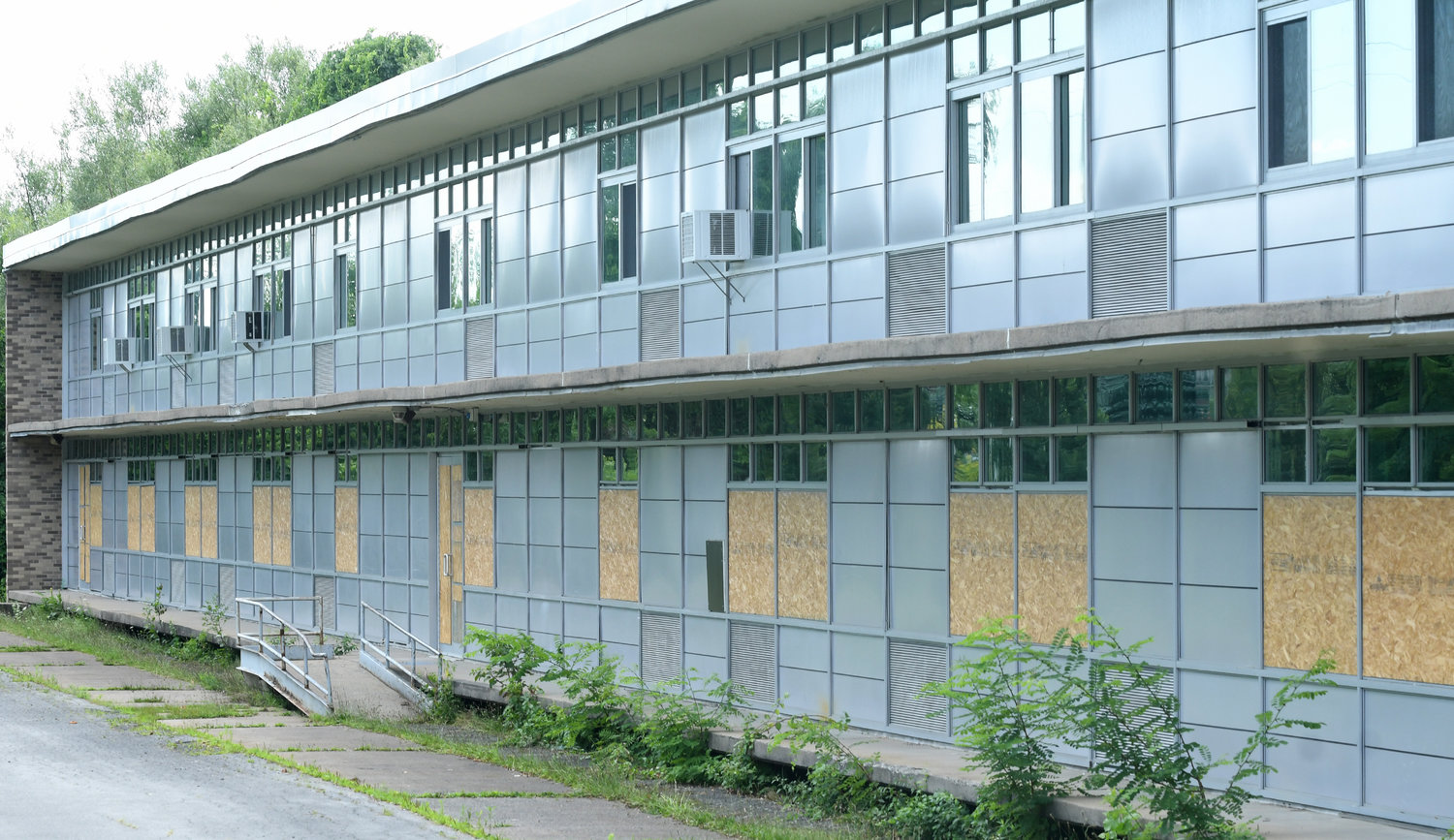 Many windows at Staley Elementary School have been boarded up due to ongoing vandalism, according to the Rome Police Department.