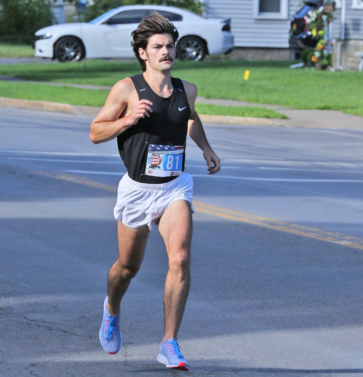 Jordon Hoffman from Rome took second place in the 50th annual Honor America Days 5K parade run in Rome Saturday. His time was 16:08.