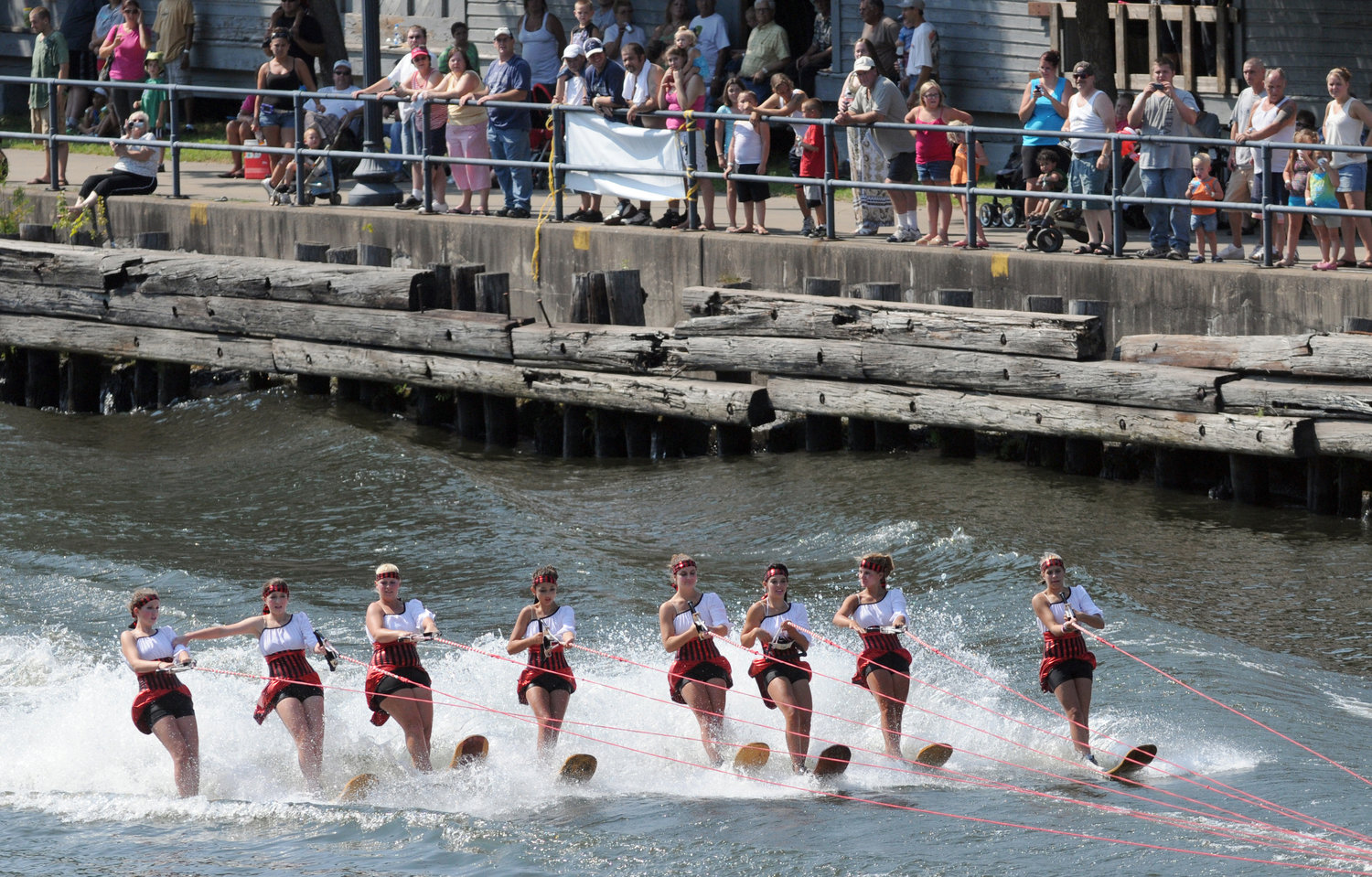 CanalFest ’22 will take place this Friday through Sunday, Aug. 5-7, at Rome's Bellamy Harbor Park on the Erie Canal. CanalFest concludes on Sunday with the Water Ski Show featuring Mohawk Valley Ski School, as pictured in this file photo.