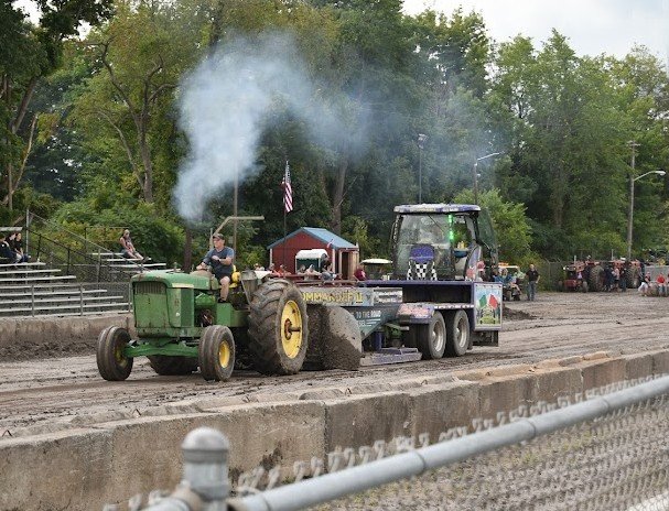 The annual tractor pull tests tractors' power and their drivers' skill. This year's event will take place Sunday, Aug. 21, at the Herkimer County Fair.