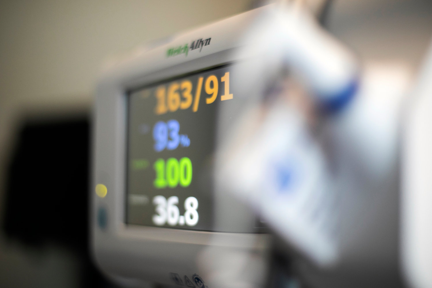 FILE - In this Aug. 8, 2020, photo a patient's vital signs are displayed on a monitor at a hospital in Portland, Ore. At its current pace, Medicare‚Äôs Hospital Insurance trust fund will run out of money in 2028, according to the latest Medicare trustees report. That‚Äôs a two-year extension on the previous estimate. (AP Photo/Jenny Kane, File)