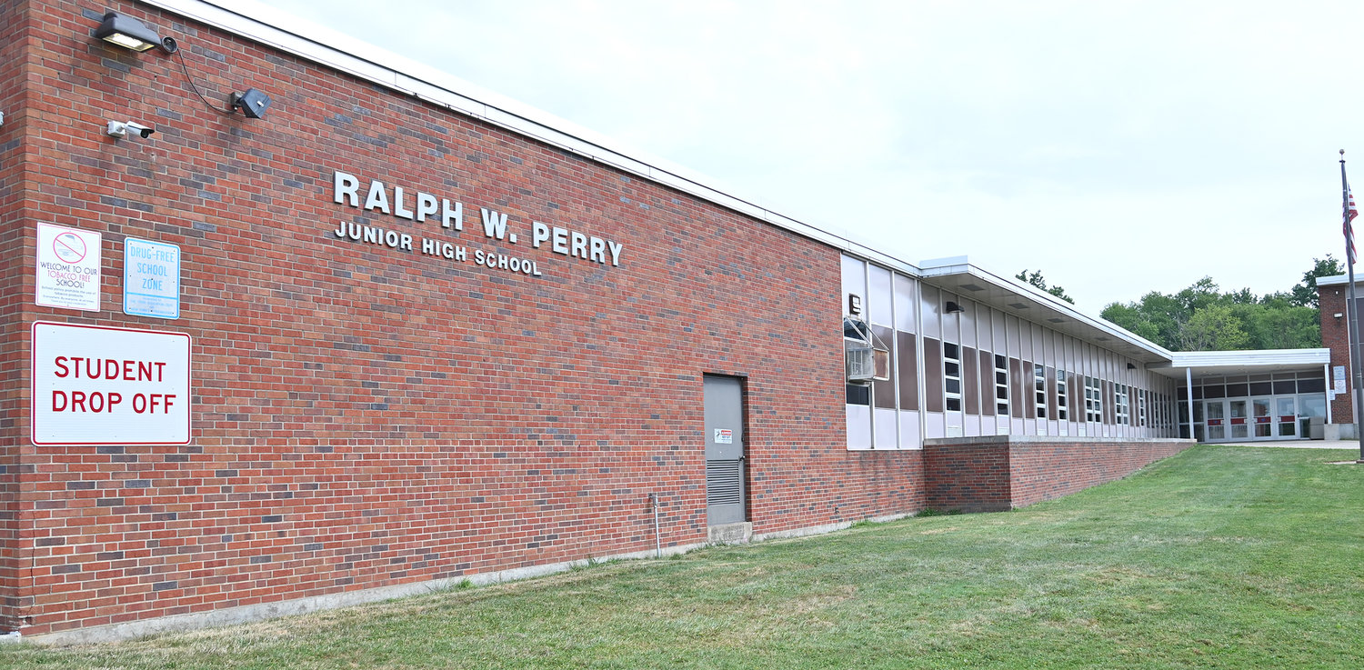Residents of New Hartford voiced concerns about the potential removal of the pool at Ralph Perry Junior High School in New Hartford at a New Hartford Board of Education meeting on Tuesday, Aug. 16.
