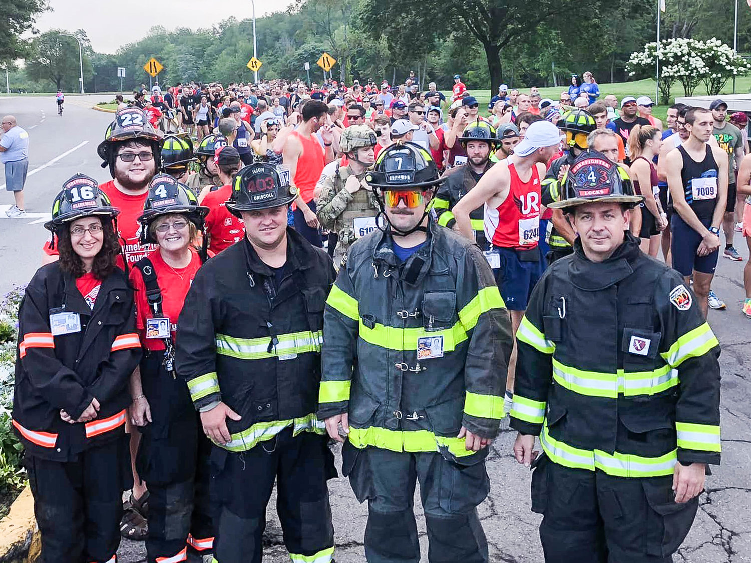 Participant’s at the starting line of last year’s Tunnel to Towers Run/Walk.