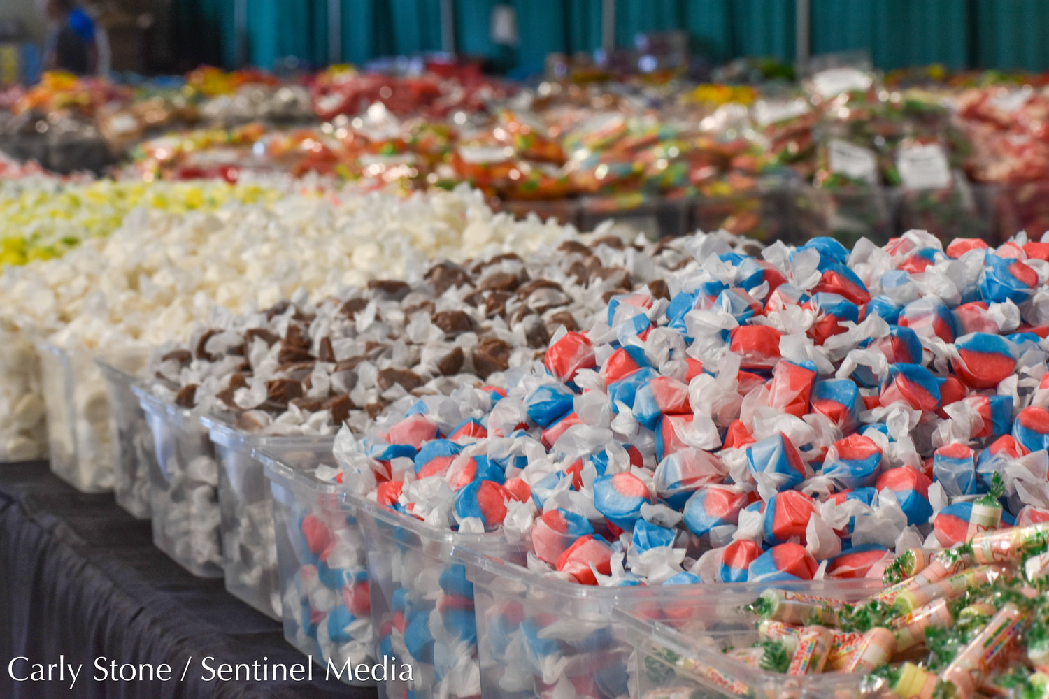 Have a sweet tooth? Consider browsing this winding row of candy at the NYS Fair.