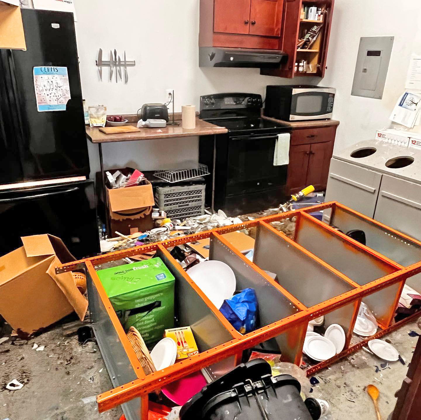 Officials said a group of vandals broke into the Gates Street facility and used paint, torches, hammers and other studio items to tear through multiple rooms, breaking property, furniture and artworks.