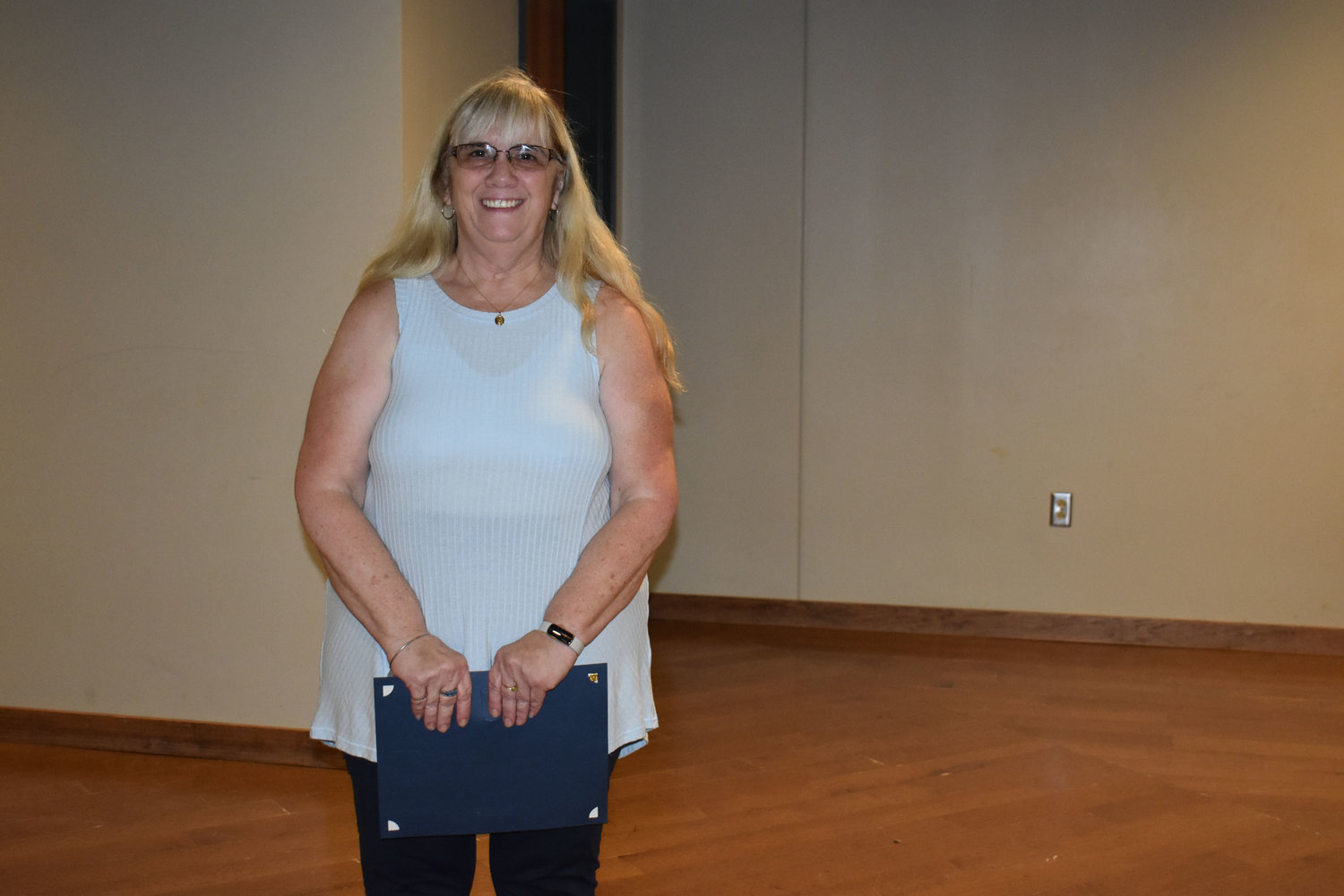 Herkimer-Fulton-Hamilton-Otsego BOCES recognized staff on Wednesday, Aug. 31, for reaching milestones in their number of years at Herkimer BOCES. Pictured here, Frances Bishal was honored for her 25 years of service.