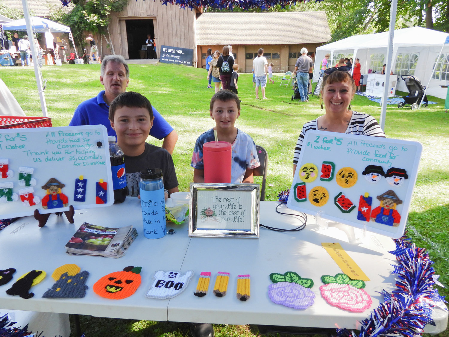 The 58th Annual Madison County Craft Festival saw artisans of every craft under the sun selling their wares at the Madison County Historical Society in Oneida on Saturday, Sept. 10. Karing Kitchen was in attendance, selling handcrafted goods for the upcoming holidays.