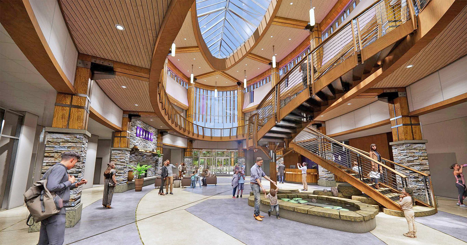 This is what the new Oneida Indian Nation community and cultural center may look like when finished, according to an artist’s rendering released by nation officials on Tuesday.