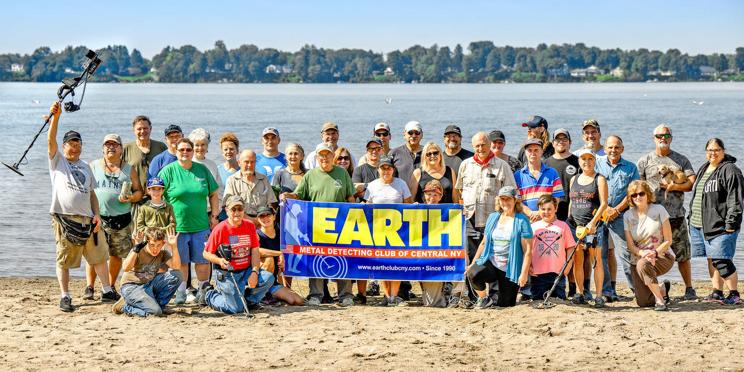 Thirty-three  members  of  the  EARTH  Metal  Detecting  Club  of  Central  New York, along with dozens of family members, held their annual club hunt and picnic at Delta Lake State Park on Saturday, Sept. 10, in Westernville.(Photo courtesy Nancy L. Ford)