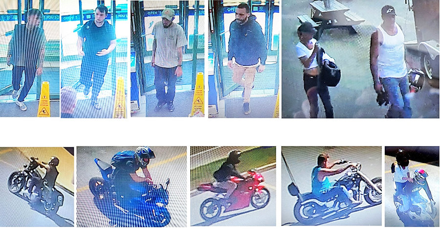 These motorcyclists are wanted as possible witnesses in a road rage shooting incident in Forestport, according to the New York State Police. Anyone who recognizes them is asked to call investigators are 315-366-6000.