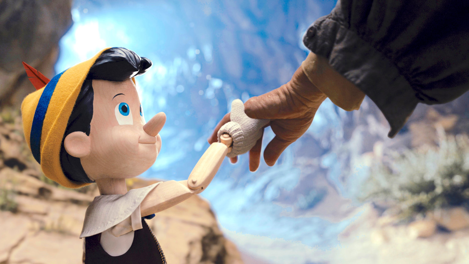 Pinocchio, voiced by Benjamin Evan Ainsworth, in Disney's live-action film "Pinocchio."