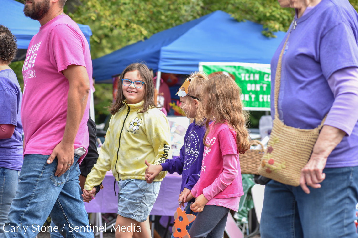 Several children participated in Relay for Life of CNY on September 17, 2022. The event was fitted with its own kids' station including crafts, face painting, and more.