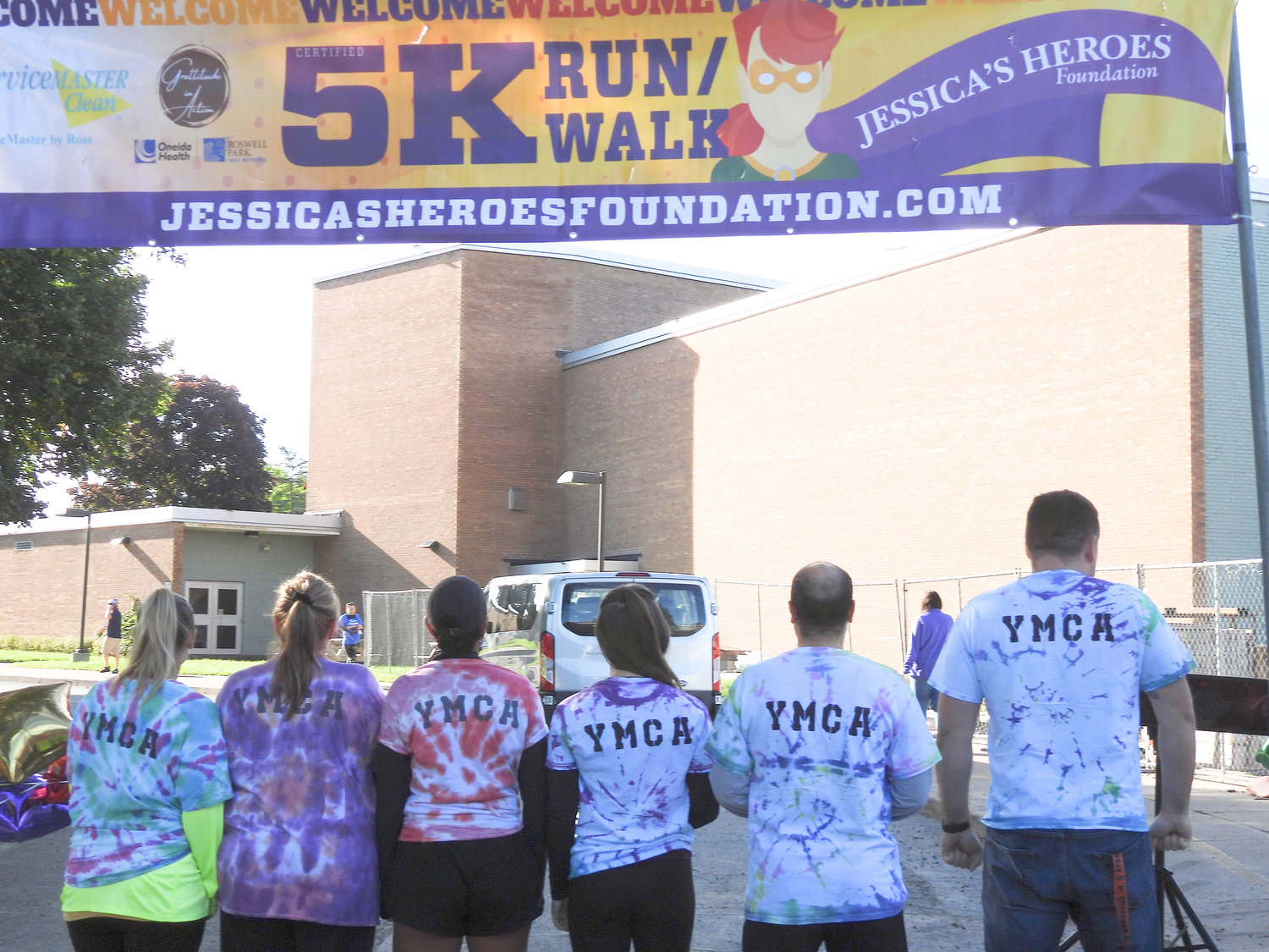 The local YMCA joined participated in the Jessica's Heroes 5K Run and Walk on Saturday, Sept. 24 at Oneida High School.