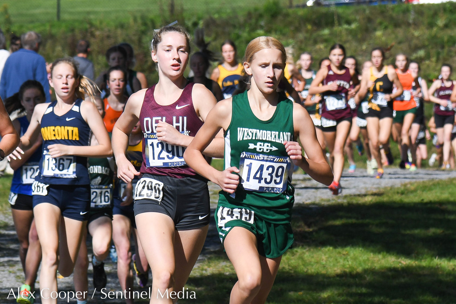 Westmoreland runner Emma Szarek competes during the 79th EJ Herrmann XC Invitational on Saturday, Sept. 24 at Proctor Park in Utica.