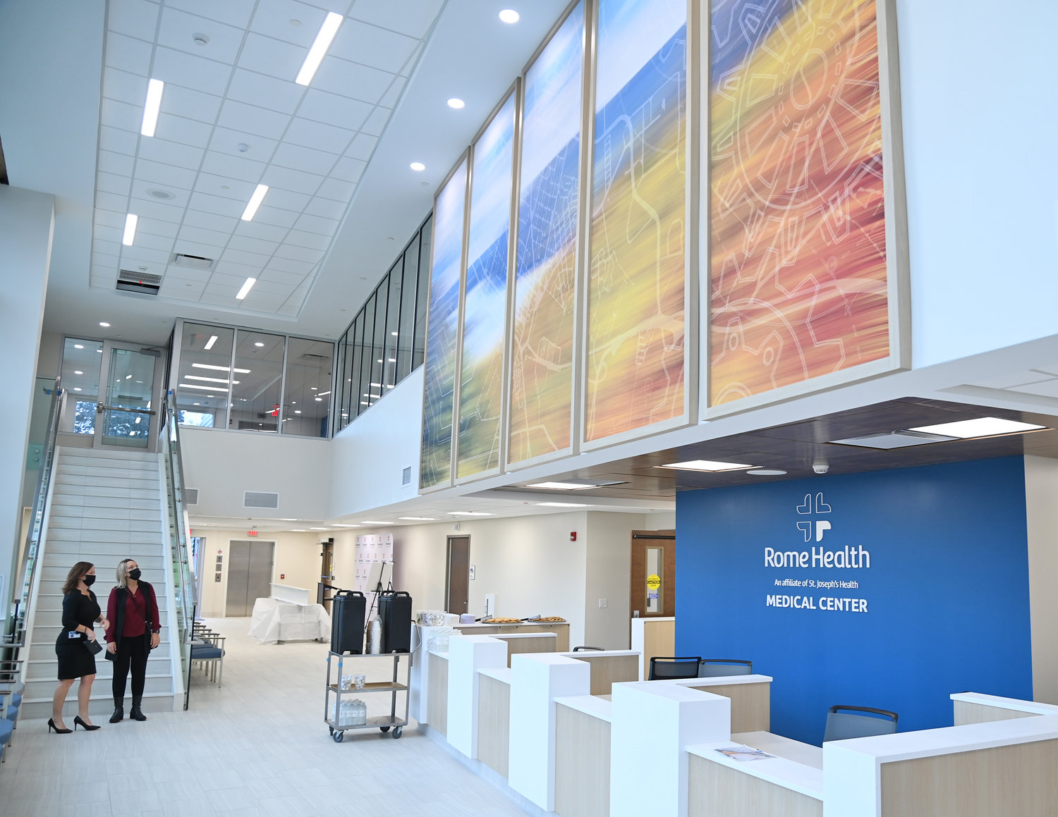 The interior of Rome Health’s new wing — where a new dedicated C-section suite is being constructed adjacent to the Maternity Department on the fourth floor — is shown on Tuesday.