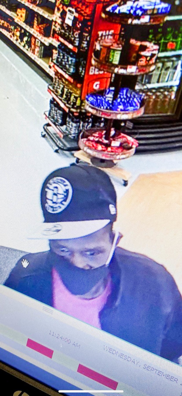 This suspect is wanted for back-to-back store larcenies. If you recognize him, contact the Yorkville Police Department at 315-736-8331 or the Whitesboro Police Department at 315-736-1944.