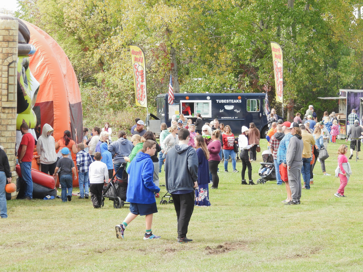 People attend the second annual Oneida Fall Fest on Saturday, Oct. 1.