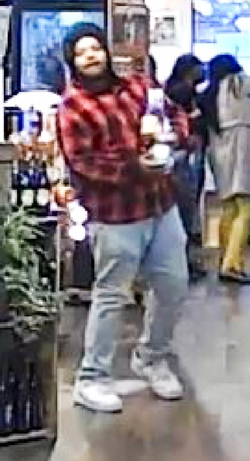 If you recognize this suspect from a shoplifting incident at Blue Truck Wine &amp; Liquor in Utica you are asked to contact the Utica Police Criminal Investigations Division at 315-223-3510.