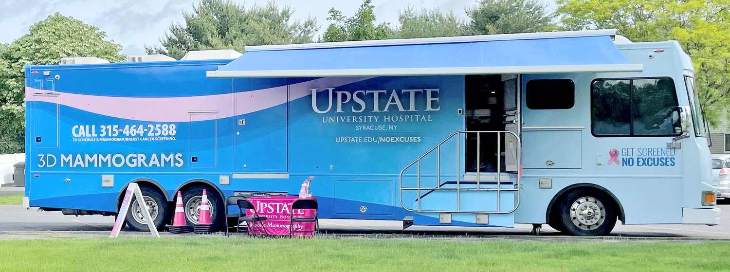 The Upstate Mobile Mammography Program offers breast cancer screenings to communities in Central New York.