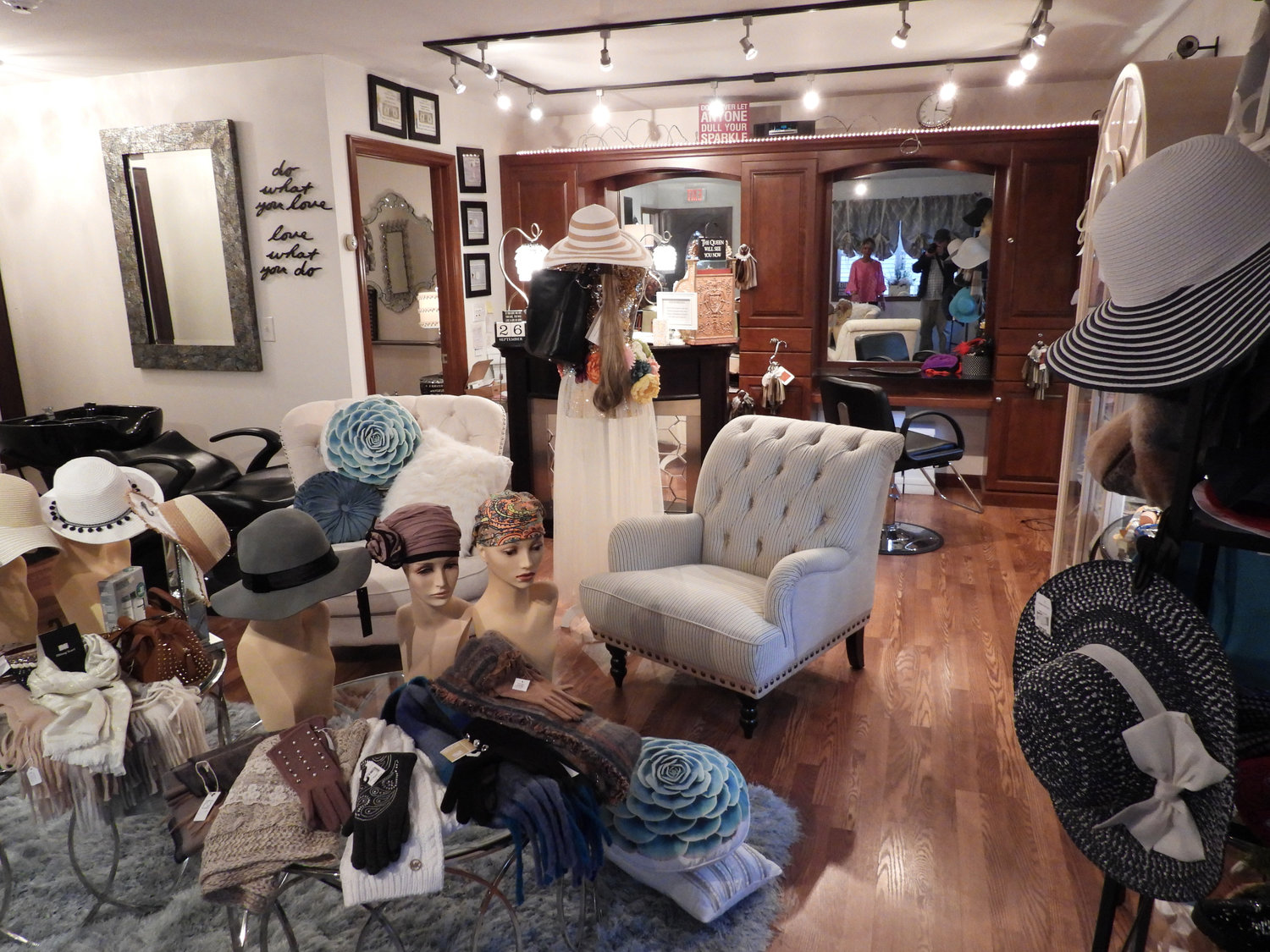 The Wig Gallery in Rome was built by owner Lori Smith to be a comforting environment for her clients.