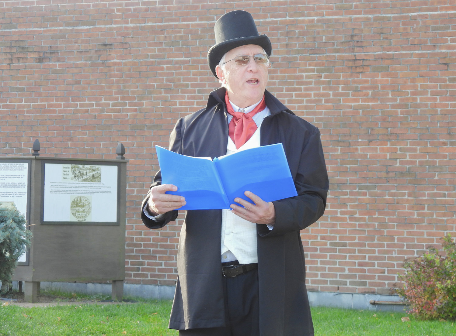 Canastota resident Vincent Doty takes on the role of James Caleb Jackson and recounts "his" attendance of the New York Antislavery Society in Utica that ended with Jackson and company being chased by an angry mob, invited to Peterboro by millionaire philanthropist Gerrit Smith, and ending with a long walk through Canastota to Peterboro.
