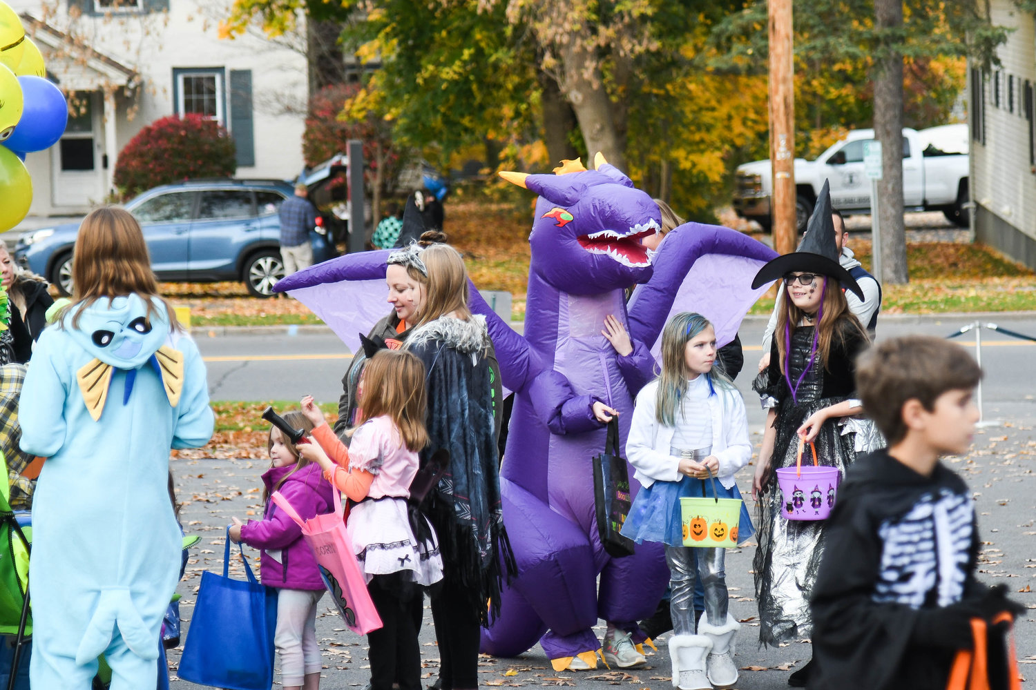 Children and their family attend the Halloween Trunk or Treat event on Friday, Oct. 28 at the New Hartford First United Methodist Church.