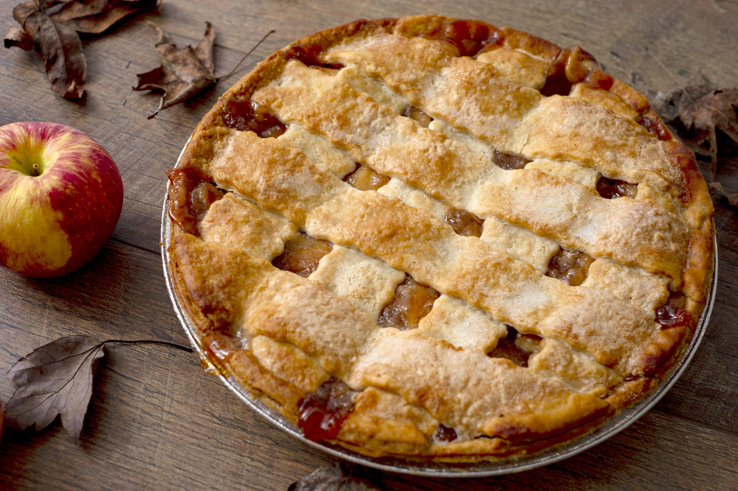 Homemade apple pies will be sold for $15.
