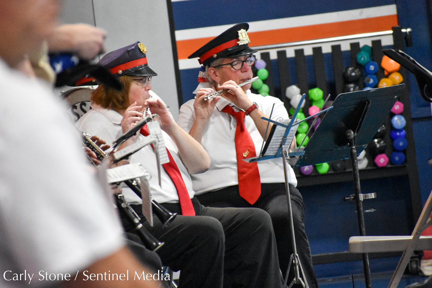 Live music filled the Parkway Center in Utica on Saturday, November 5, 2022, as guests waited for the veteran-recognition ceremony hosted by The Good News Center to begin.