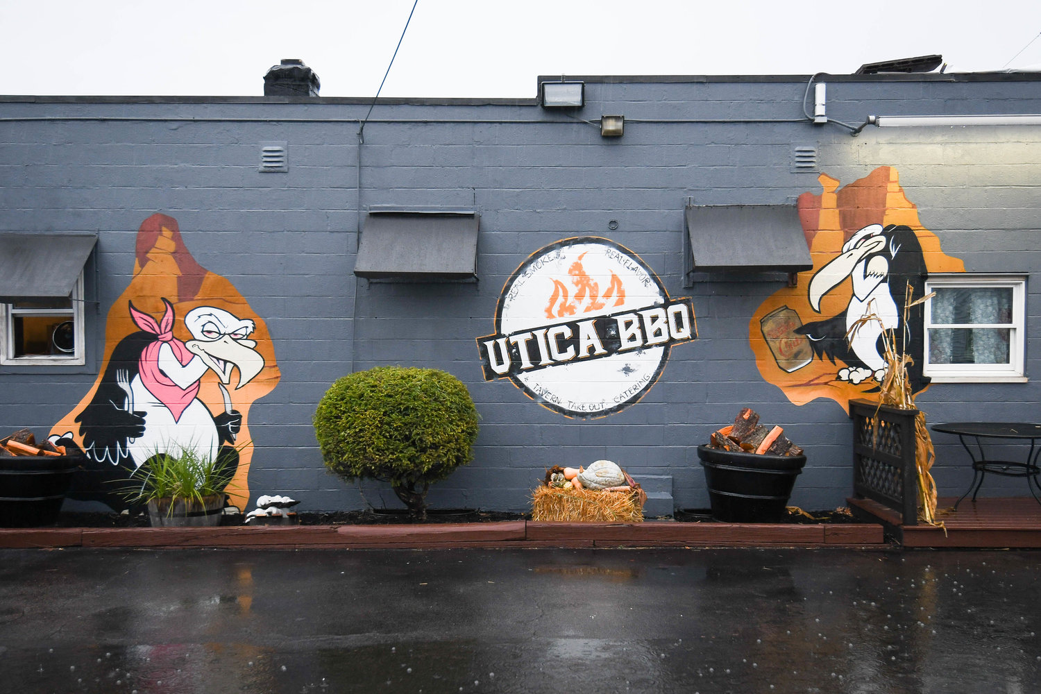 The new Utica BBQ located at 244 Roosevelt Drive.