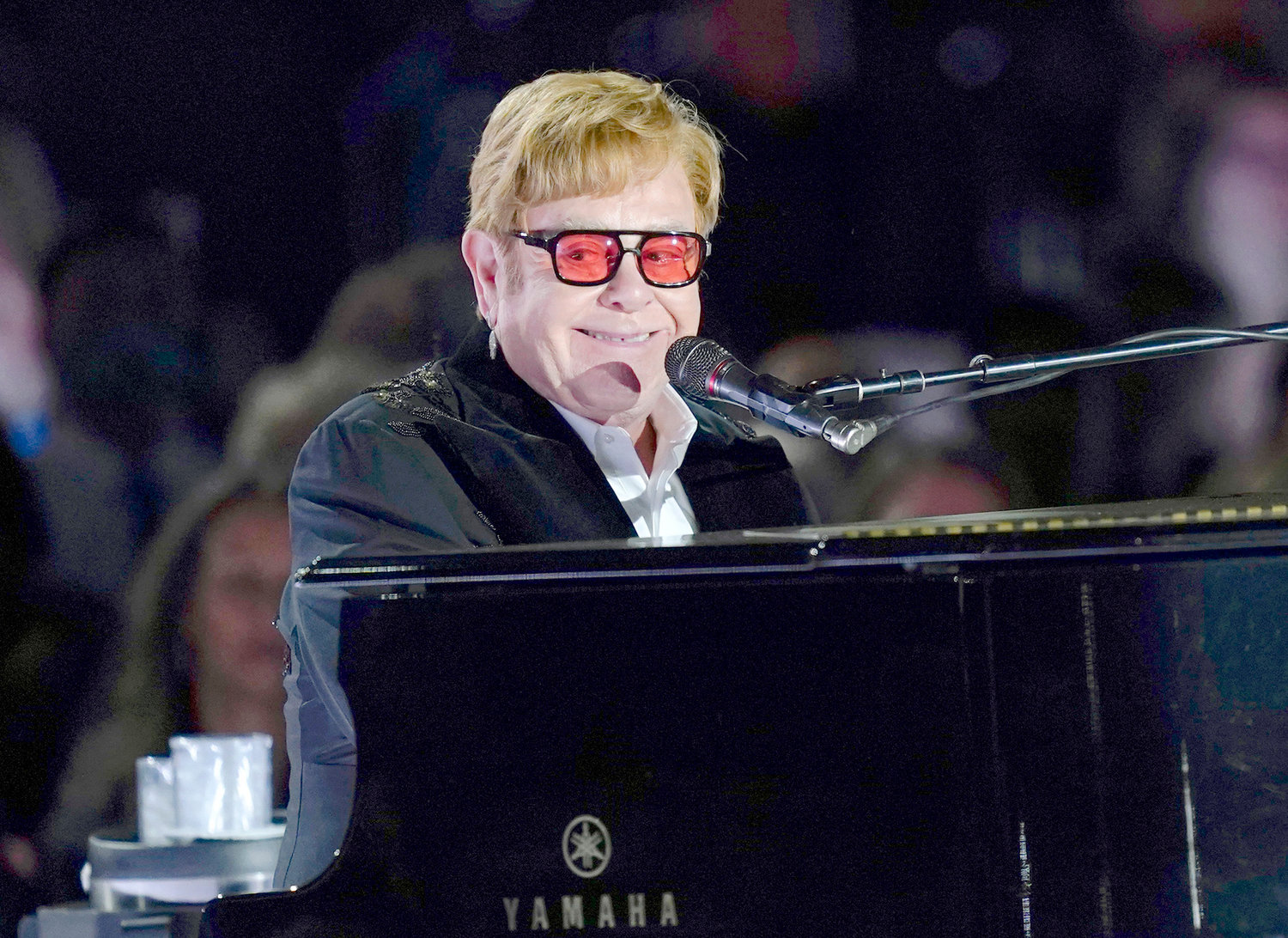 Elton John performs on the South Lawn of the White House in Washington in September 2022.(AP Photo)