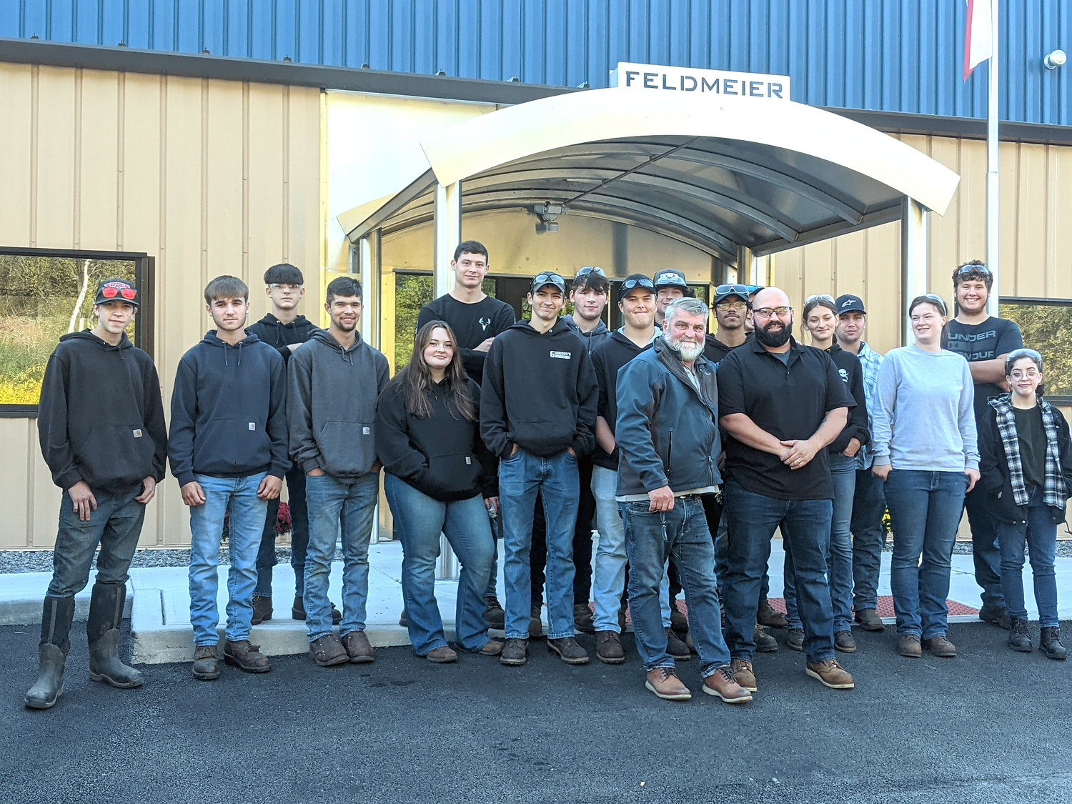 Herkimer-Fulton-Hamilton-Otsego BOCES welding students toured Feldmeier Equipment’s new, expanded facility Oct. 6 in Little Falls.