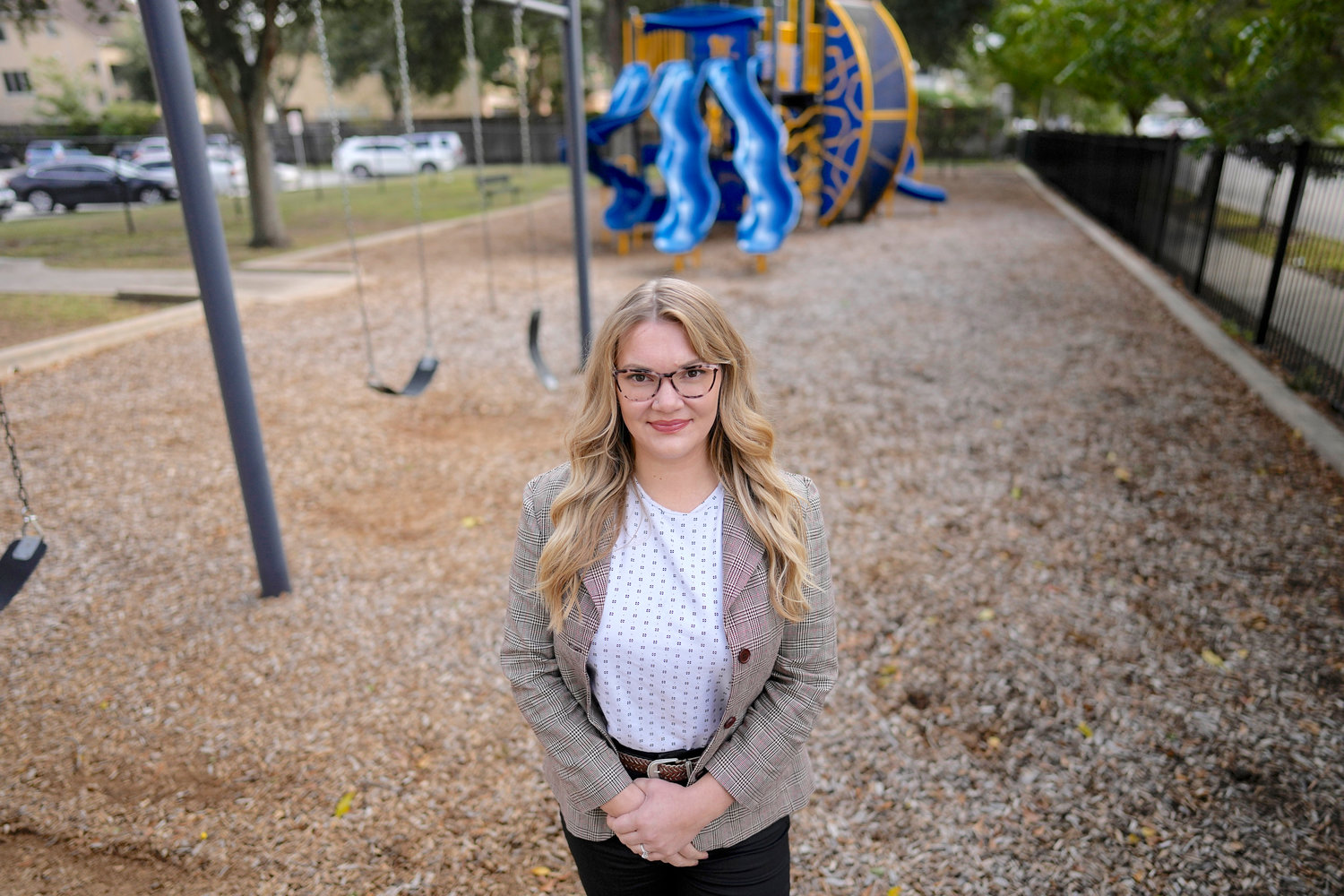 Social worker Natalie Rincon has seen firsthand the benefit of having a fuller mental health team at her elementary school, where many students are refugees or newly arrived immigrant students coping with trauma.