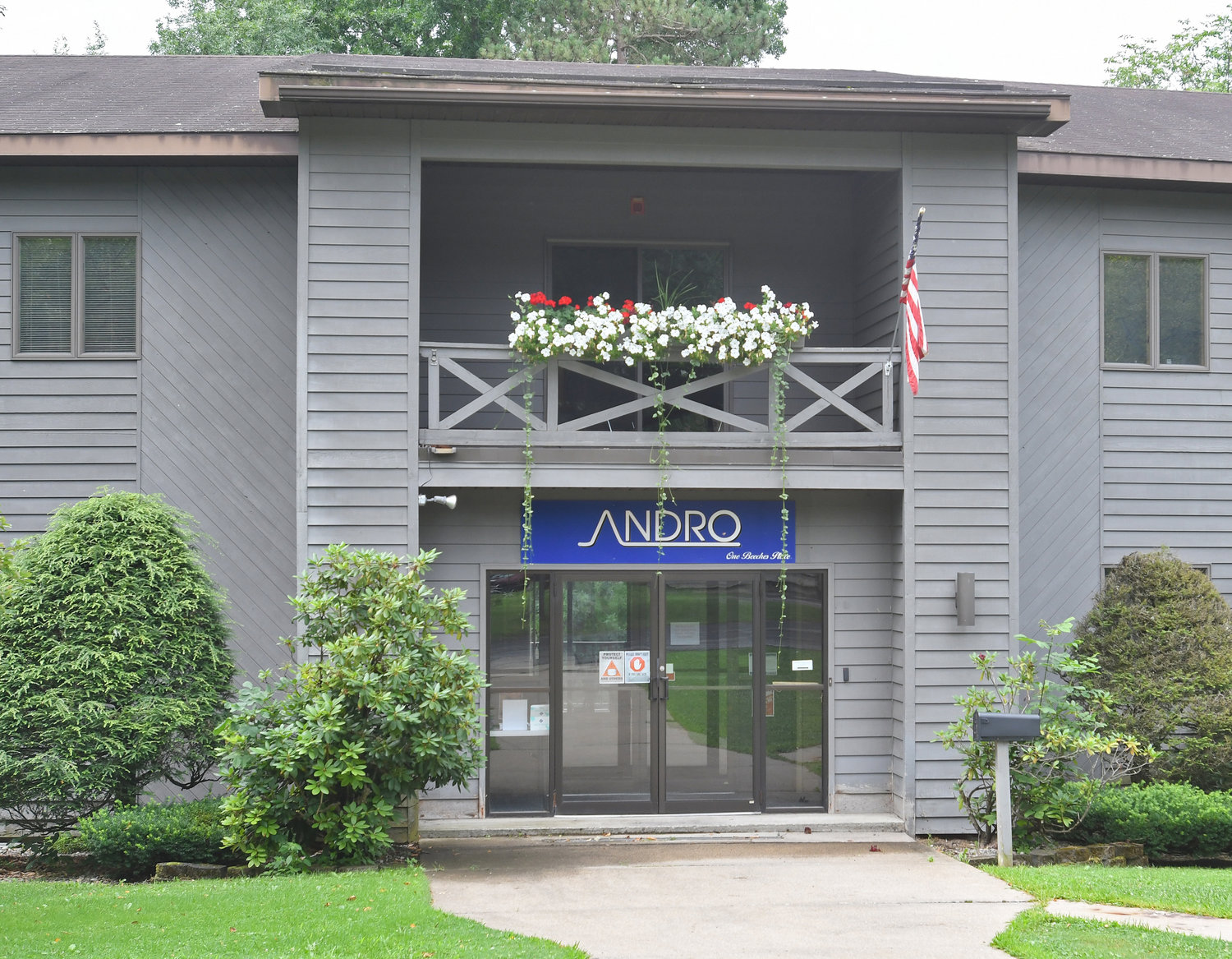 Pictured is the exterior of Andro on the Beeches Campus.