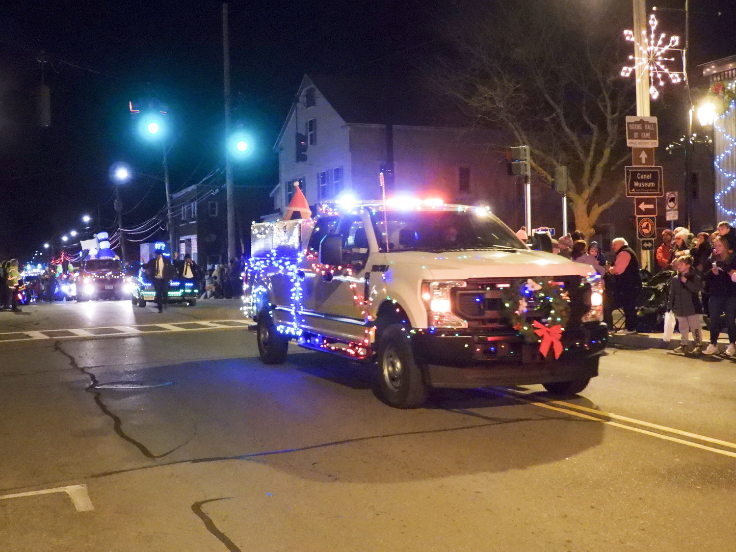 The Canastota Parade of Lights saw people fill the streets Saturday night to welcome in the holiday season.