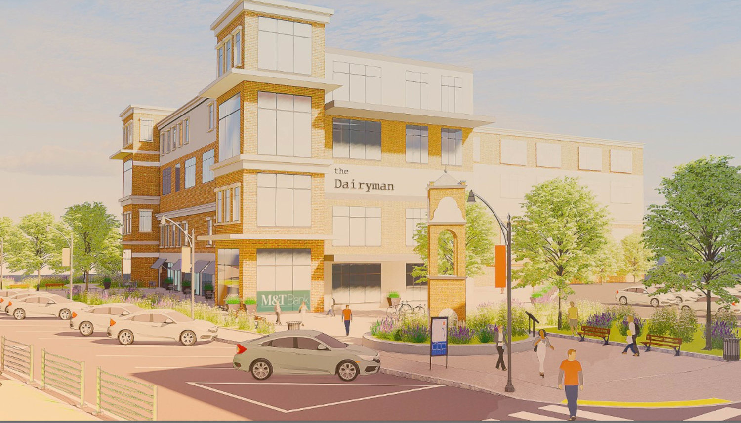 Renderings of the new downtown revitalization project happening in Little Falls.