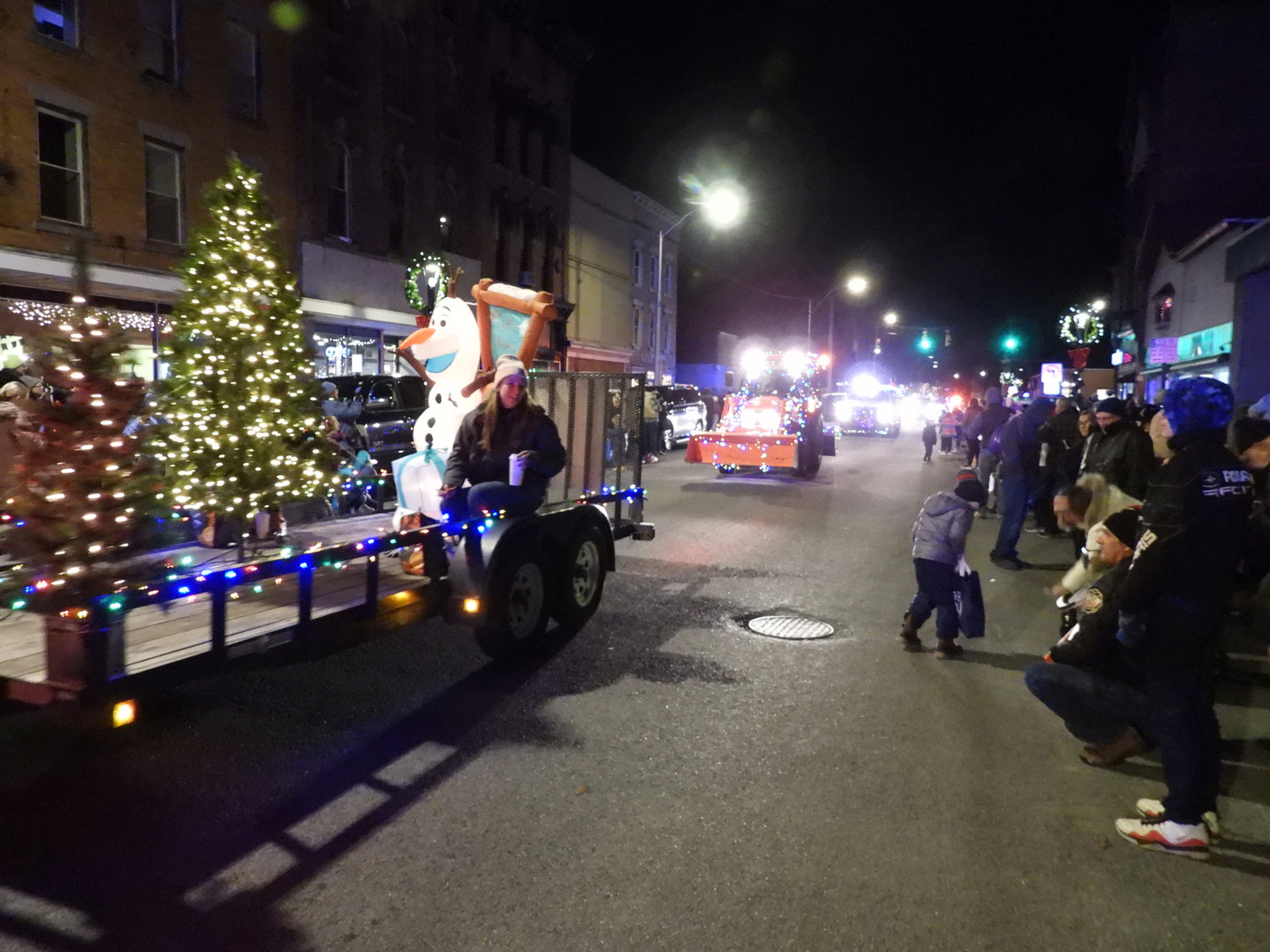 The city of Oneida welcomed in the holiday season with its second annual Parade of Lights, annual tree lighting, and a visit from Santa Claus.