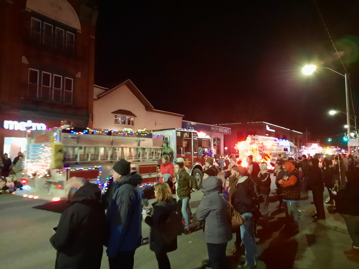 The city of Oneida welcomed in the holiday season with its second annual Parade of Lights, annual tree lighting, and a visit from Santa Claus.