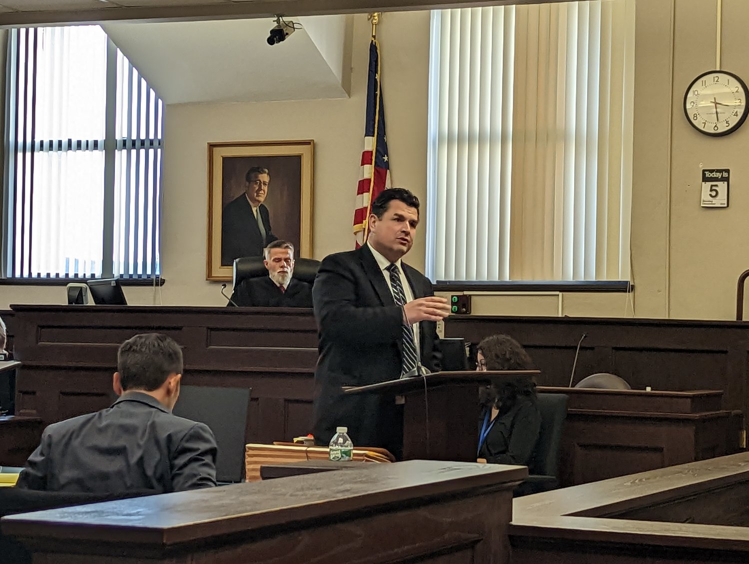 Public Defender Adam Tyksinski told the jury Monday afternoon that Matthew Westcott acted selflessly to save his family after the victim, James Westcott, had earlier that day threatened to burn down the house with everyone inside.