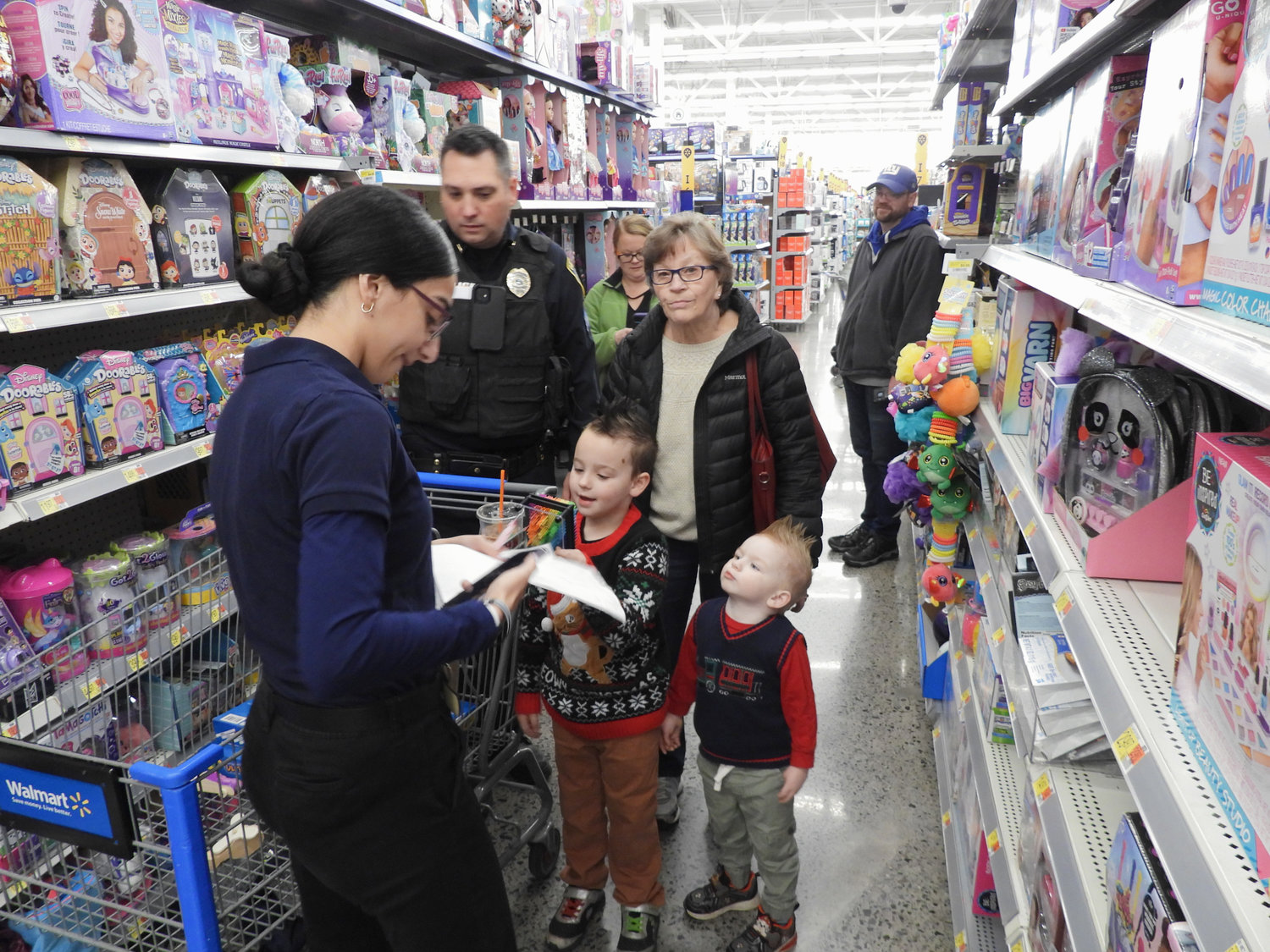 More than 80 children got a chance to shop with a cop at the Oneida Police Department's annual Shop with a Cop, where they got to meet and talk with local police officers while shopping for everything on their Christmas list.