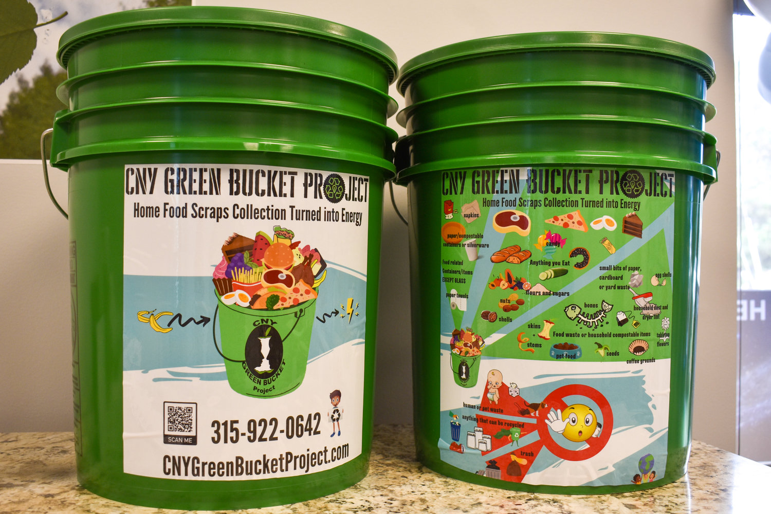 CNY Green Bucket Project turns residential food scraps into energy.